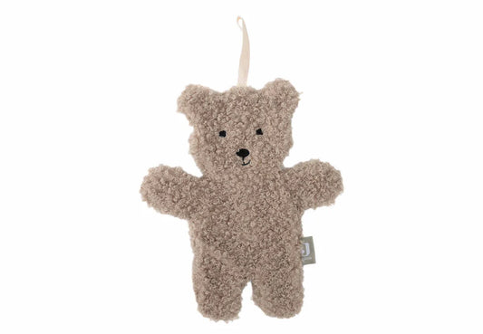 Attacca ciucciotto - Teddy Bear verde oliva