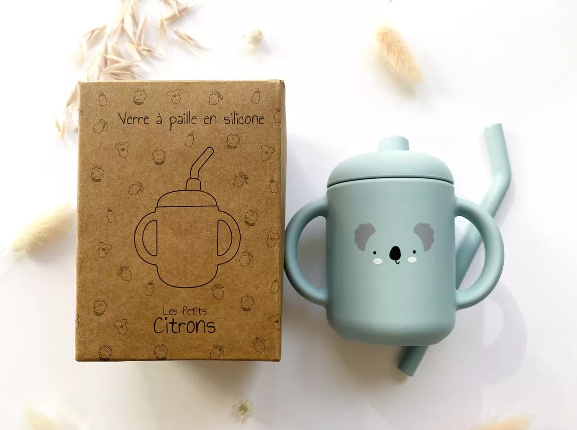 Maye - Bicchiere con cannuccia Koala